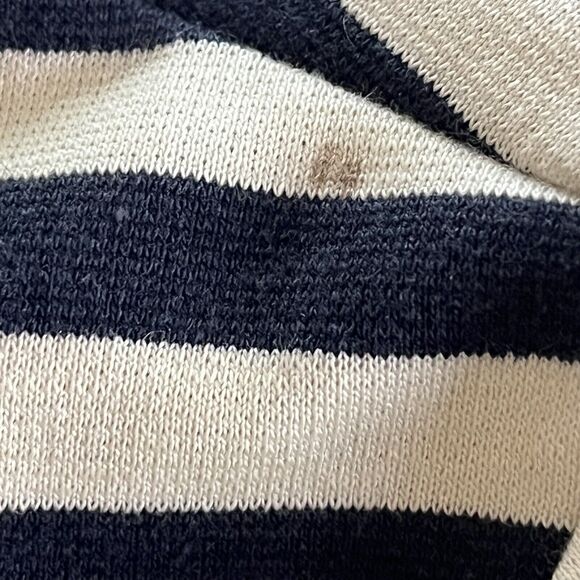 Tabitha Womens Striped Knit 3/4 Sleeve Stretch Cotton Dress Pockets Mini sz 6 - Picture 15 of 16